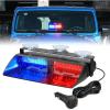 imageNilight Emergency Strobe Lights Windshield Hazard Warning Safety Flash with Suction Cups Super Bright LED Light for Police Enforcement Firefighters Vehicle TruckBlue and Red