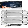 imageNilight Extended Cab Door Handle Left Driver ampamp Right Passenger Rear Car Door Handles Compatible with 1999 00 01 02 03 04 05 06 2007 Chevy Silverado GMC Sierra 1500 2500 3500 Replace157581711575817220072014 Chevy Silverado GMC Sierra Cadillac Suburban