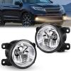imageNilight Fog Lights Assembly Compatible with 2013 2014 2015 2016 2017 2018 2019 2020 Honda City CRV CRZ Civic Crosstour Ram Promaster Jeep Cherokee Compass Acura TSX ILX RDX ChryslerBlack