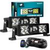 2Pcs 8Inch 9Led Light +Wiring Kit 2Pcs 8Inch 9Led Light +Wiring Kit