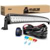 imageNilight LED Light Bar 32Inch 180W Spot Flood Combo Led Off Road Lights 12V 5Pin Rocker Switch LED Light Bar Wiring Harness Kit 2 Years Warranty ZH079 ClearWhite54Inch 312W Light Bar Wiring Harness