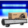 imageNilight LED Light Bar 9Inch 54W 3600LM Spot Off Road Driving Lamp Super Bright Waterproof Fog Work Lighting for Trucks SUV ATV UTV Pickup Boat Tractor 4x4 Van CamperBlue