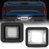 imageNilight License Plate Lights Compatible with 19992001 2002 2003 2004 2005 2006 2007 2008 2009 2010 2011 2012 2013 Chevy Silverado 1500 2500 3500 GMC Sierra Black housing 6000K White 2PCS PackWhite 20152020 F150