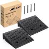 imageNilight Rubber Curb Ramps 63 Inches Rise Height Heavy Duty Rubber Threshold Ramp Portable Driveway Ramps for Cars Wheelchairs Scooter Lawn Mower 7000lbs Load Capacity 2 Pack63 Rise