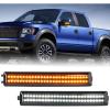 imageNilight Side Mirror Marker Light Switchback Amber Turn Signals White Day Running Lights Smoked Lens Plug and Play Compatible With 20092014 Ford F150 20102014 RaptorFord 20082014 F15020102014 Raptor