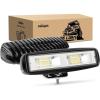 imageNilight Side Shooter LED Pods 2PCS 65 Inch 60W Flood Spot Beam Combo Light Bar Fog Driving Lights Work Lighting for Truck ATV UTV Boat2Pcs 16LEDs Lights