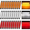 imageNilight TL14 10PCS 38 6 Amber Indicator Rear Side Truck Trailer RV Cab Boat Bus Lorry LED Marker Clearance LightAmber Red White 30Pcs