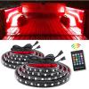 imageNilight Truck Bed Light Strip RGBIC LED Bar for Pickup Multi Dream Color DIY Music Synchronous with APP and RF Remote Control 2PCS 60 inch Cargo Lighting2Pcs RGB Bed Strip