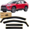 imageNilight in Channel Durable Rain Guards for Toyota RAV4 2019 2020 2021 2022 2023 2024 2025 Window DeflectorsVent Window Visors 4PCS