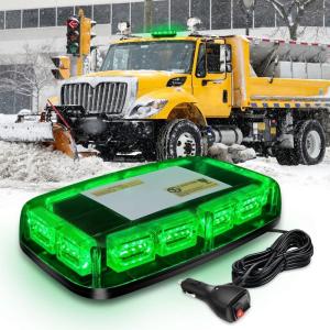 imageNilight 12 Inch Roof Top Strobe Lights 48LED Hazard Light Emergency Safety Warning LED Flashing Bar Magnetic Mount 12V 24V Cars Trucks Tractors Snow Plows Construction VehiclesGreen