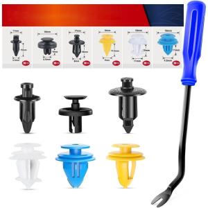 imageNilight 120PCS Car Retainer Clips Fastener Remover 6mm 76mm 8mm 88mm10mm Expansion Screws Replacement Kit Bumper Push Rivet Clips for GM Ford Honda Chrysler 1 PC Fastener RemoverFor GM Toyata Lexus Subaru