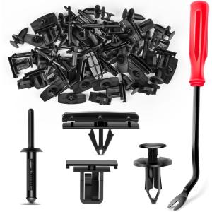 imageNilight 120PCS Car Retainer Clips Fastener Remover 6mm 76mm 8mm 88mm10mm Expansion Screws Replacement Kit Bumper Push Rivet Clips for GM Ford Honda Chrysler 1 PC Fastener Remover61 Clips Tools