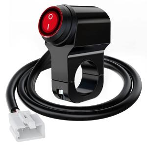 imageNilight 12V Motorcycle Fuse Box 20A Low Profile Terminal Block Holder wLED Indicator 4 Circuits Protection Battery Relay for Cars Motorcycles ATV UTV 12 Volt VehiclesMotorcycle Handlebar Switch