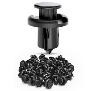 imageNilight 200PCS Car Retainer Clips 6mm 7mm 8mm 9mm 10mm Expansion Screws Replacement Kit Bumper Push Rivet Clips for GM Ford Toyota Honda Chrysler Nissan40 Clips 10mm