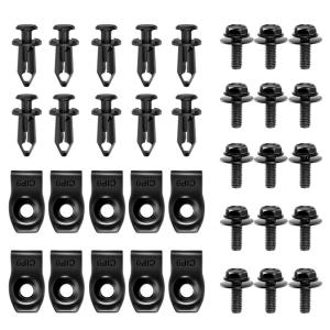 imageNilight 240PCS Car Retainer Clips Fastener Remover 63mm 8mm 9mm 10mm Expansion Screws Replacement Kit Bumper Push Rivet Clips for GM Ford Toyota Honda Chrysler Bonus Fastener Remover 2 Years Warranty35Pcs Extruded Unuts