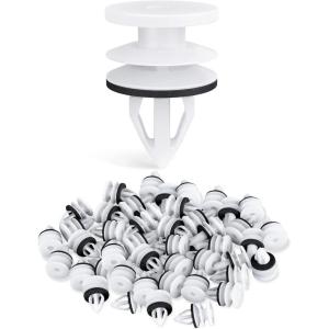 imageNilight 425 Pcs Car Retainer Clips Fastener Remover Tailgate Handle Rod Clip  19 Most Popular Sizes Auto Push Pin Rivets Set  Compatible with GM Ford Toyota Honda Chrysler2 Years Warranty50 Clips 11mm