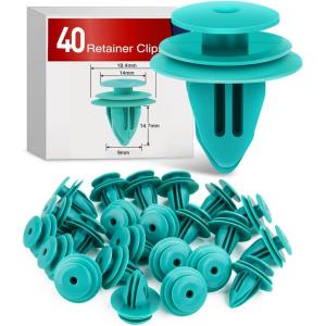imageNilight 425 Pcs Car Retainer Clips Fastener Remover Tailgate Handle Rod Clip  19 Most Popular Sizes Auto Push Pin Rivets Set  Compatible with GM Ford Toyota Honda Chrysler2 Years Warranty40 Clips 9mm