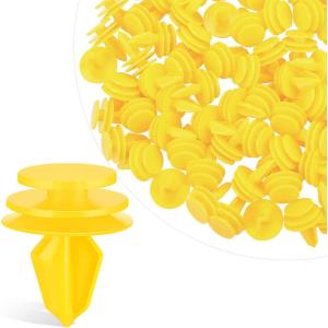 imageNilight 425 Pcs Car Retainer Clips Fastener Remover Tailgate Handle Rod Clip  19 Most Popular Sizes Auto Push Pin Rivets Set  Compatible with GM Ford Toyota Honda Chrysler2 Years Warranty100 Clips 10mm