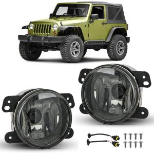 imageNilight Bumper Fog Light Compatible with 2005 2006 2007 2008 2009 2010 Dodge Dakota Durango Jeep Commander Grand Cherokee Raider Chrysler Aspen 300 SRT80709 JeepDodge0610 Chrysler Smoke
