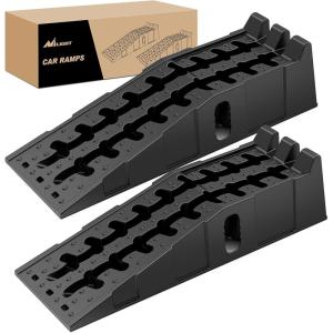 imageNilight Car Ramps Portable 67quot Car Lift Ramp Heavy Duty Vehicle Service Ramp for Home Garage Maintenance 13000lb GVW Capacity Per PairCar Ramp