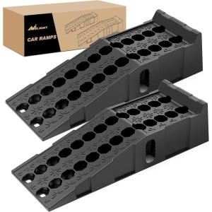 imageNilight Car Ramps Portable 67quot Car Lift Ramp Heavy Duty Vehicle Service Ramp for Home Garage Maintenance 13000lb GVW Capacity Per PairTruck Ramp