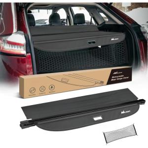 imageNilight Cargo Cover Fit for Ford Edge 2015 2016 2017 2018 2019 2020 2021 2022 2023 Retractable Privacy Security Shield Shade Rear Trunk Cover with Trunk Storage Net