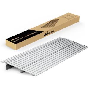 imageNilight Door Threshold Ramp 2quot Rise Portable Aluminum Wheelchair Door Entry Ramps for Doorways Stairs Home Steps2 Rise