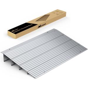imageNilight Door Threshold Ramp 2quot Rise Portable Aluminum Wheelchair Door Entry Ramps for Doorways Stairs Home Steps4 Rise