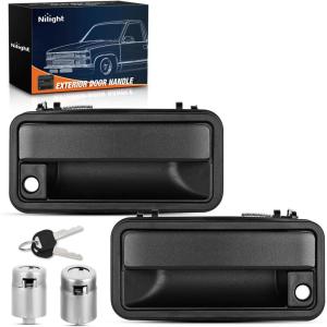 imageNilight Extended Cab Door Handle Left Driver ampamp Right Passenger Rear Car Door Handles Compatible with 1999 00 01 02 03 04 05 06 2007 Chevy Silverado GMC Sierra 1500 2500 3500 Replace157581711575817219881994 Chevy GMC Yukon