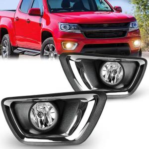 imageNilight Fog Light Assembly Compatible with 2007 2008 2009 2010 2011 2012 2013 GMC Sierra 1500 0714 Sierra 2500HD 3500HD Clear Lens Lamps Replacement 880 12V 27W BulbsChevy Colorado 20152020