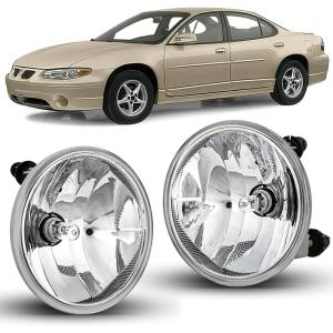 imageNilight Fog Light Assembly Compatible with 2007 2008 2009 2010 2011 2012 2013 GMC Sierra 1500 0714 Sierra 2500HD 3500HD Clear Lens Lamps Replacement 880 12V 27W BulbsSuburbanYukon 20072014