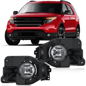 imageNilight Fog Lights Assembly Compatible with 1999 2000 2001 2002 2003 2004 Ford Mustang Lamp Replacement Driver and Passenger Side Amber Lens20132015 Ford Explorer