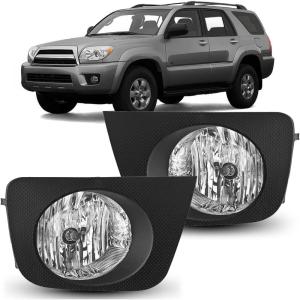 imageNilight Fog Lights Assembly Compatible with 2004 2005 2006 2007 2008 2009 Toyota Prius Lamp Replacement Clear Lens Driver and Passenger Side20062009 Toyota 4Runner