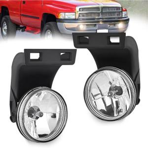 imageNilight Fog Lights Assembly Compatible with 2013 2014 2015 2016 2017 2018 Dodge Ram 1500 20192021 RAM 1500 Classic Not Fit for Rebel Model Fog Light Replacement Clear Lens 2 Years WarrantyDodge Ram 19942002 Clear