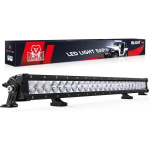 imageNilight LED Light Bar 30 Inch 120W Flood Spot Combo Beam 14400LM IP68 Offroad Single Row Slim Driving Lamp for Pickup Truck SUV ATV UTV Boat Jeep30Inch 120W Light Bar