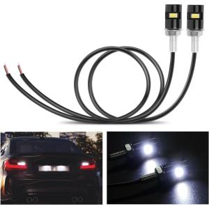 imageNilight License Plate Light Compatible with 1994 1995 1996 1997 1998 1999 2000 2001 Dodge Ram 1500 2500 3500 2002 RAM 2500 3500 6000K White 2PCS PackWhite