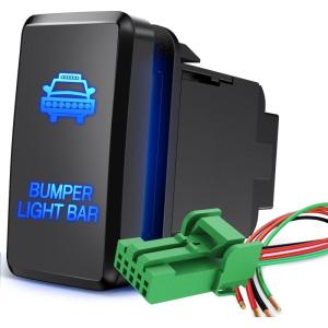 imageNilight Rocker Switch Style USB Outlet Socket LED Voltmeter 12V PD Type C and QC 30 Outlets Car Using 154quot x 083quot Replacement with Inline Fuse for Tacoma Tundra 4Runner FJ Cruiser Hilux FortunerBUMPER LIGHT BAR