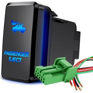 imageNilight Rocker Switch Style USB Outlet Socket LED Voltmeter 12V PD Type C and QC 30 Outlets Car Using 154quot x 083quot Replacement with Inline Fuse for Tacoma Tundra 4Runner FJ Cruiser Hilux FortunerPASSENGER EJECT