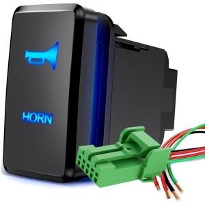 imageNilight Rocker Switch Style USB Outlet Socket LED Voltmeter 12V PD Type C and QC 30 Outlets Car Using 154quot x 083quot Replacement with Inline Fuse for Tacoma Tundra 4Runner FJ Cruiser Hilux FortunerHORN