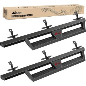 imageNilight Running Boards for 2018 2019 2020 2021 2022 2023 2024 Wrangler JL 2 Door Side Step Nerf Bars 6 Inch ABS Plastic Matte Black Not for JK ModelJL 4 Door20182024Jeep Wrangler
