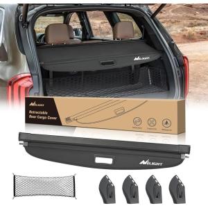 imageNilight Trunk Cargo Cover for Honda HRV 2023 2024 Retractable Security Shade Rear Cargo Cover with Trunk Storage Net