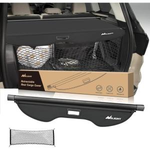 imageNilight Trunk Cargo Cover for Jeep Grand Cherokee L 3 Row 2021 2022 2023 2024 2025 Retractable Security Shade Rear Cargo Cover with Trunk Storage Net20132019 Ford Escape
