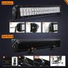 imageNilight 135 Inch LED Light Bar 120W Flood Spot Combo Beam 14400LM IP68 Offroad Lighting LED Driving Lamp for Pickup Truck SUV ATV UTV Boat 4x4 Jeep216Inch Light Bar