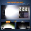 imageNilight 43 Inch Square Utility LED Work Light WIntegrated Toggle Switch 2PCS 60W 150 Flood Lamp for Offroad Heavy Equipment Vehicles Truck Tractor Golf Cart Boat ATV UTV2Pcs 18Led Flood Lights