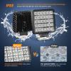 imageNilight 43 Inch Square Utility LED Work Light WIntegrated Toggle Switch 2PCS 60W 150 Flood Lamp for Offroad Heavy Equipment Vehicles Truck Tractor Golf Cart Boat ATV UTV2Pcs 30Led Flood Lights