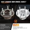 imageNilight Front Wheel Hub and Bearing Assembly for Chevy Impala 2000 2002 2003 2004 2005 2006 20072011 Buick Lacrosse Allure 20052009 Cadillac DTS Eldorado Buick Century 5 Lug wABS OEM 513121Silverado 1500 199920072WD