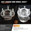 imageNilight Front Wheel Hub and Bearing Assembly for Chevy Impala 2000 2002 2003 2004 2005 2006 20072011 Buick Lacrosse Allure 20052009 Cadillac DTS Eldorado Buick Century 5 Lug wABS OEM 513121Subaru Forester 20142018