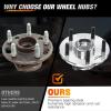 imageNilight Front Wheel Hub and Bearing Assembly for Chevy Impala 2000 2002 2003 2004 2005 2006 20072011 Buick Lacrosse Allure 20052009 Cadillac DTS Eldorado Buick Century 5 Lug wABS OEM 513121Dodge Ram 1500 20122018