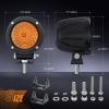 imageNilight LED Light Pods 2 PCS 3quot Flood Round Offroad Fog Driving Auxiliary Lights 1080LM Builtin EMC w18AWG DT Wiring Harness Kit for Motorcycle SUV ATV Truck BoatAmber Led Pods 2Pcs