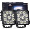 imageNilight 44Inch Led Pods 2PCS 48W 4780LM Work Lights Builtin EMC 90 Flood Beam Angle for Offroad Lights Side Light Rear BackUp Light for Tractor Truck Motorcycle Boat ATV UTV2Pcs 4Inch Led Pods Square